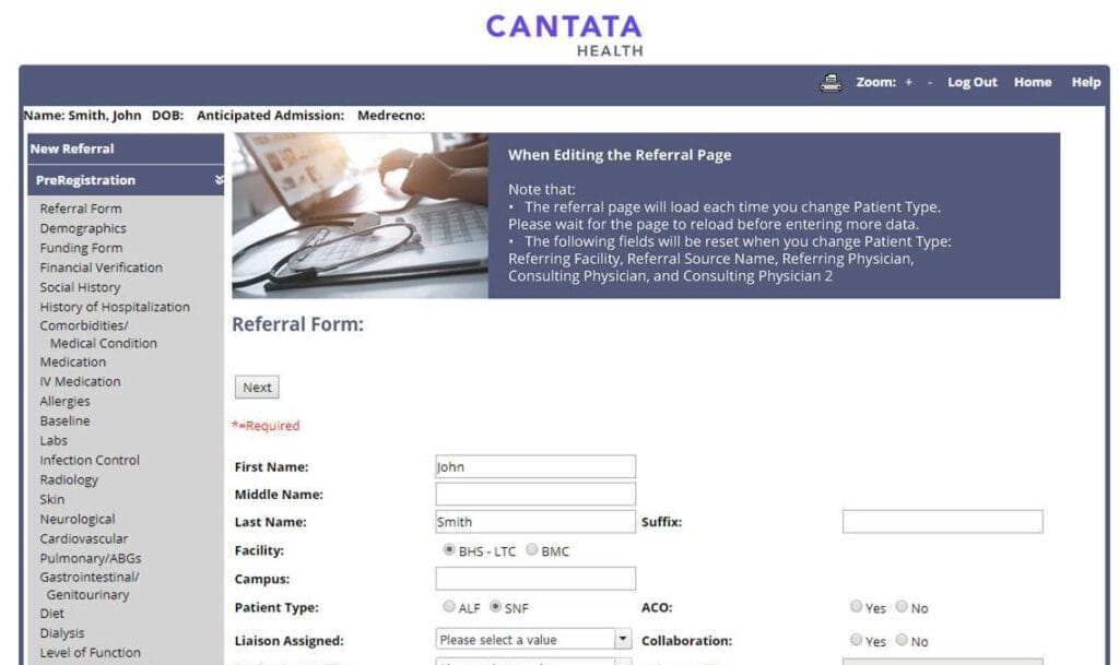 Cantata Health Adds New Referral Portal to Award-Winning NetSolutions Software for Skilled Nursing Facilities